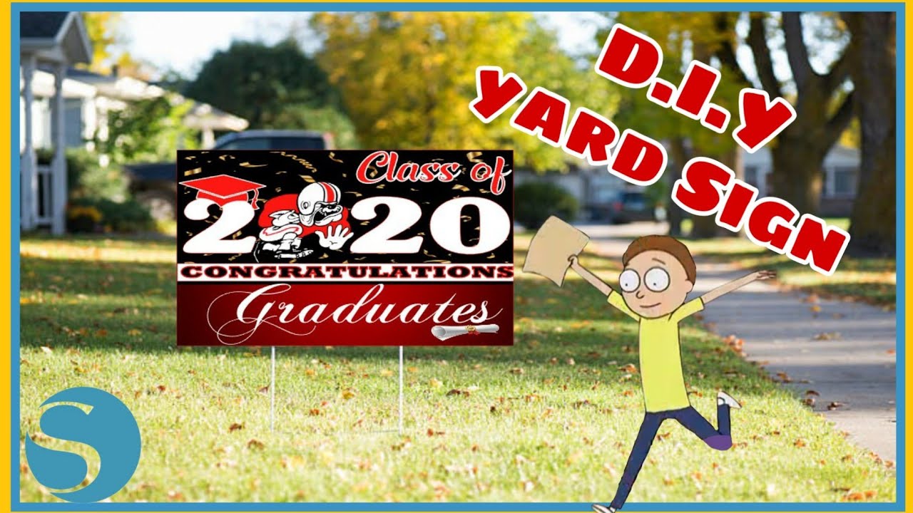 Diy Graduation Yard Signs : Printable Friends Themed Senior Grad Class