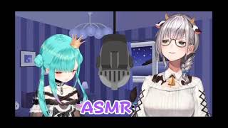 Rushia and Noel having conversation in ASMR langauge [Rushia&Noel/hololive]