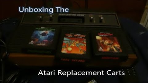 Atari XP - Unboxing & Testing The Replacement Cartridges