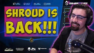 SHROUD IS BACK ON TWITCH || 500,000+ VIEWERS || Throws Shade At DrDisrespect
