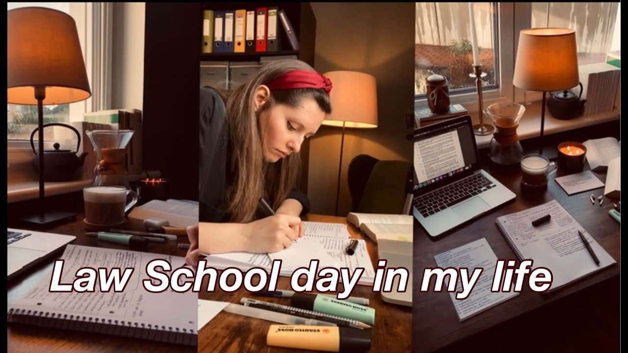 Realistic Day in my Life of a Law Student // Law School #2 - YouTube