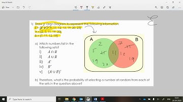 IGCSE Maths: Venn diagrams and sets example question (GTU)