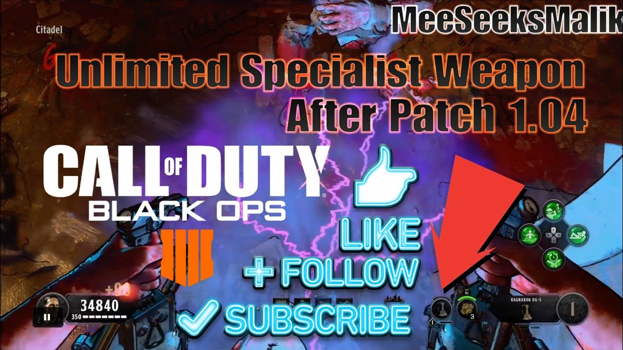 COD:BO4 Unlimited Specialist Weapon And Xp in Custom Games 1.04