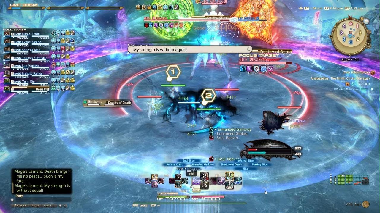FFXIV Anabaseios The Ninth Circle (Savage) YouTube