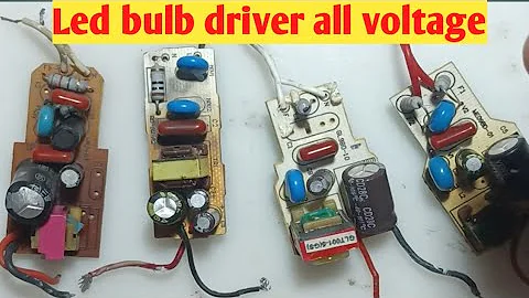 Led Bulb Driver all voltage||Special for new mechanics||