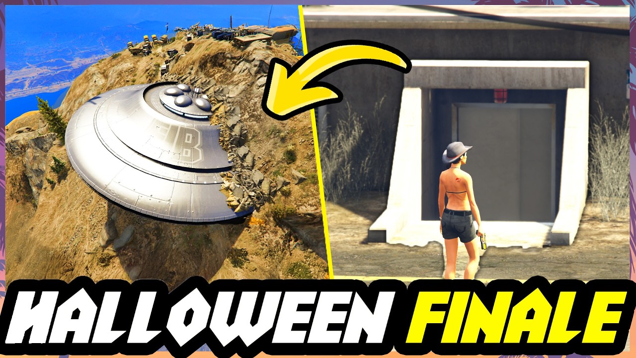 NEUES UFO CRASH EVENT ALIEN BUNKER In GTA Online HALLOWEEN UPDATE Maxresdefault 