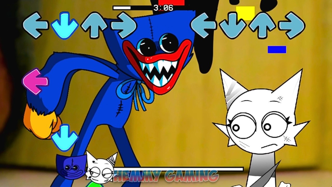 [SWAP] FNF Sprunki All Phases 2 vs Poppy Playtime 3 Sings Sliced Pibby | Incredibox Sprunki FNF Mods