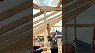 Traditional Beam Raising: Wood Joinery