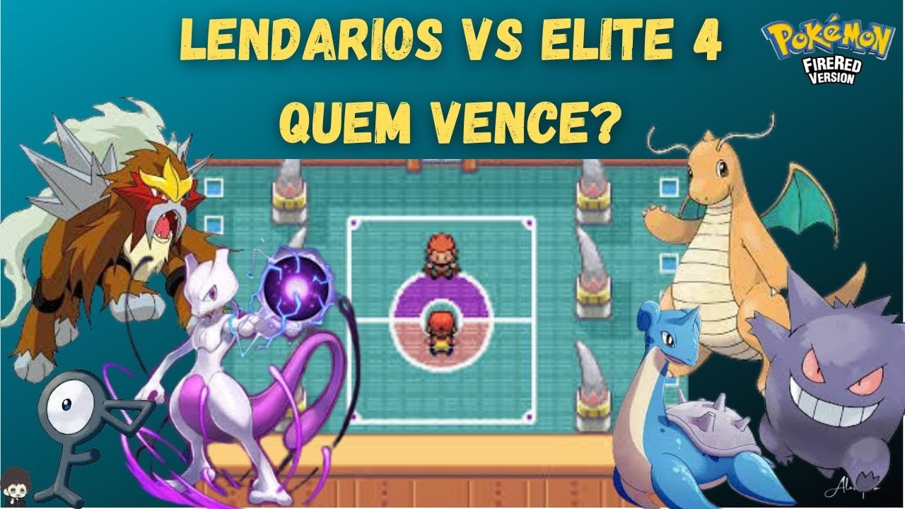 Como Derrotar o Elite Four nos Games Pokemon FireRed ou LeafGreen