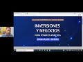 Conferencia  Inversiones y Negocios   Para poner en práctica