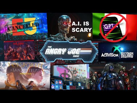 AJS News – E3 CANCELLED!, Forspoken DLC?, Disney Ends Metaverse, AI gets Scary, Italy Bans ChatGPT!