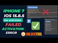 iPhone 7 Get Activation failed Error Fix | Complete Unlock Tool Method Step by Step