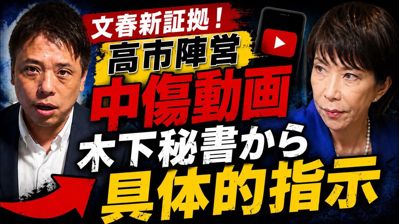 【文春新証拠】木下秘書と松井氏への具体的な指示やり取り