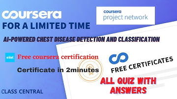AI Powered Chest Disease Detection and Classification, All Quiz  Answers#coursera #excel #answers
