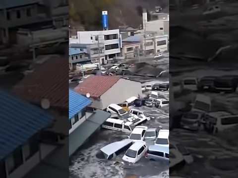 The Worst Tsunami of all Time #Tsunami #NaturalDisaster #Japan #Shorts