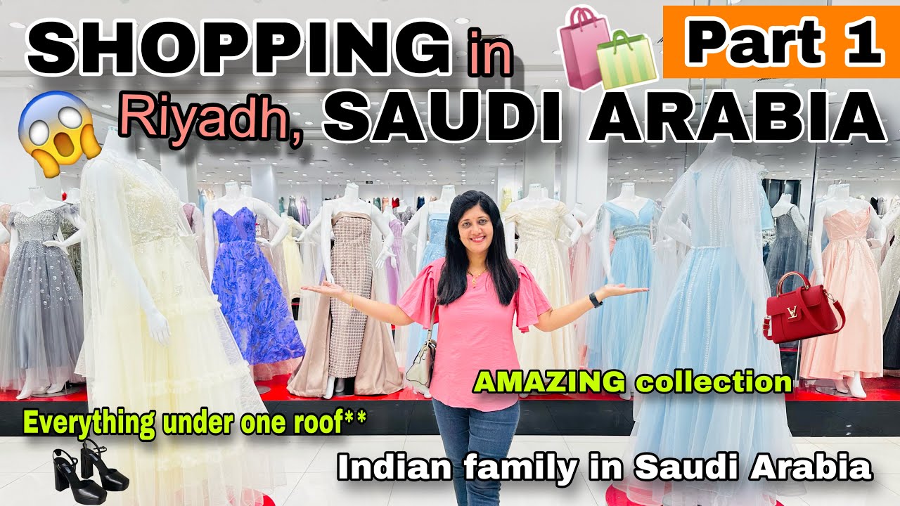 SHOPPING in Saudi Arabia😱*HUGE MALL* bags,shoes, dresses🛍️ Indians in Riyadh😍 #vlogs #saudiarabia