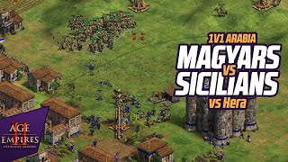 1v1 Arabia | Magyars vs Sicilians | vs Hera