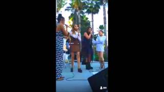 Little Mix @ Splash Bash In Sacramento - Periscope Part 1