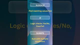Top 5 Excel Formulas You Must Know in 30 Seconds