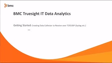 BMD IT Data Analytics - Data Collector Receive over TCP UDP
