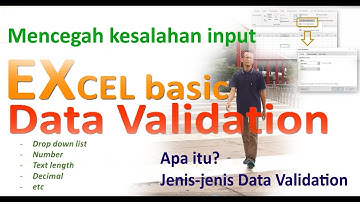 cara menggunakan data validation di excel