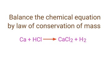 Ca+HCl=CaCl2+H2 balance the chemical equation @mydocumentary838. ca+hcl=cacl2+h2
