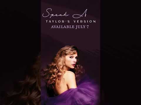 It fills me with such pride & joy to announce that my version of Speak Now will be out July 7 