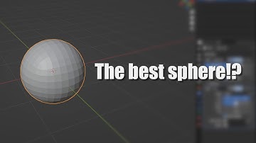 How to make the "perfect sphere" in Blender