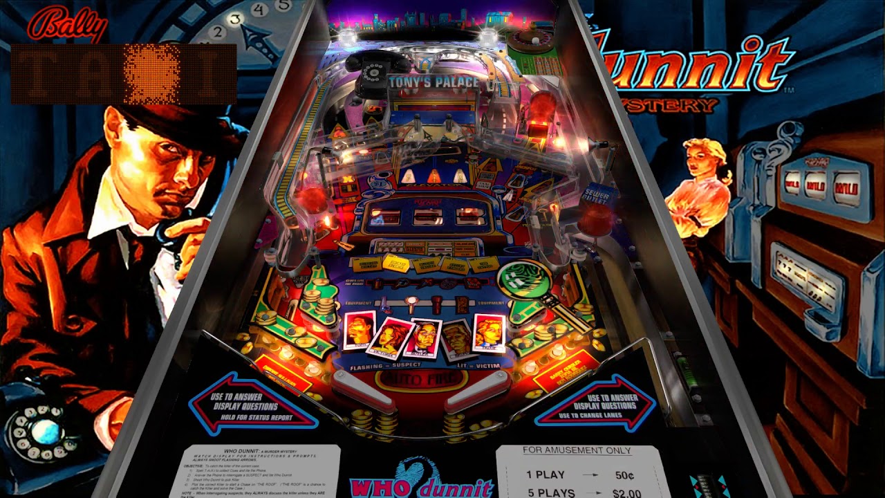 Who Dunnit Pinball VPX YouTube