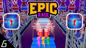 Playing Epic Race 3D..parkour games..