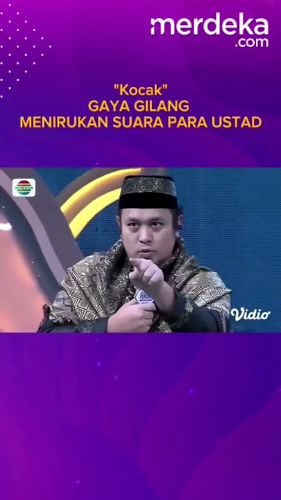 Bikin Ngakak, Gaya Gilang Menirukan Suara Para Ustad #shorts #gilangdirga #artis