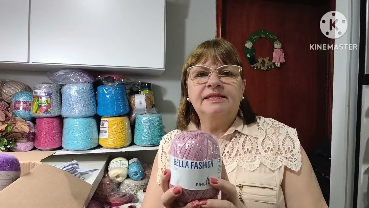 Buying some yarn for edging, a new brand and I'm loving it
