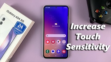 How To Increase Touch Sensitivity On Samsung Galaxy A54 5G | After Installing A Screen Protector