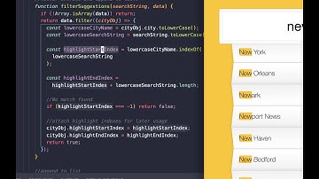 Javascript 30 - Using Ajax For Search Suggestion Feature (Day 6 Solution)