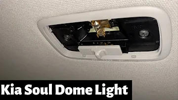 How To Change 2009 - 2013 Kia Soul Dome Light - DIY Replace Remove - Interior Bulb Replacement