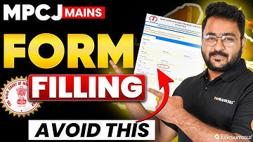 How to Fill MPCJ Mains Form? | MP Judiciary Form Fill Up 2024