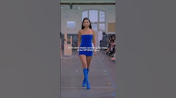 which one? #yasminwijnaldum #bellahadid #runway #catwalk #horsewalk #models #supermodels