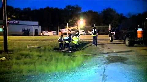 Jackson crews working to fix a water main break