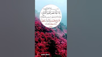 #سورةالنصر قران كريم #اكتب_شي_تؤجر_عليه