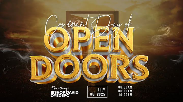 COVENANT DAY OF OPEN DOORS SERVICE | 6, JULY 2025 | FAITH TABERNACLE OTA.