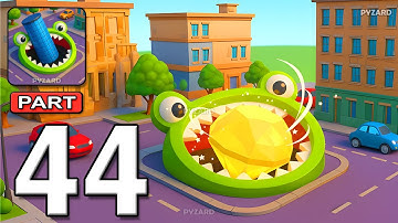 Hole.io - Gameplay Walkthrough Part 44 - Swallow Everything & Dominate the City (Android, iOS)