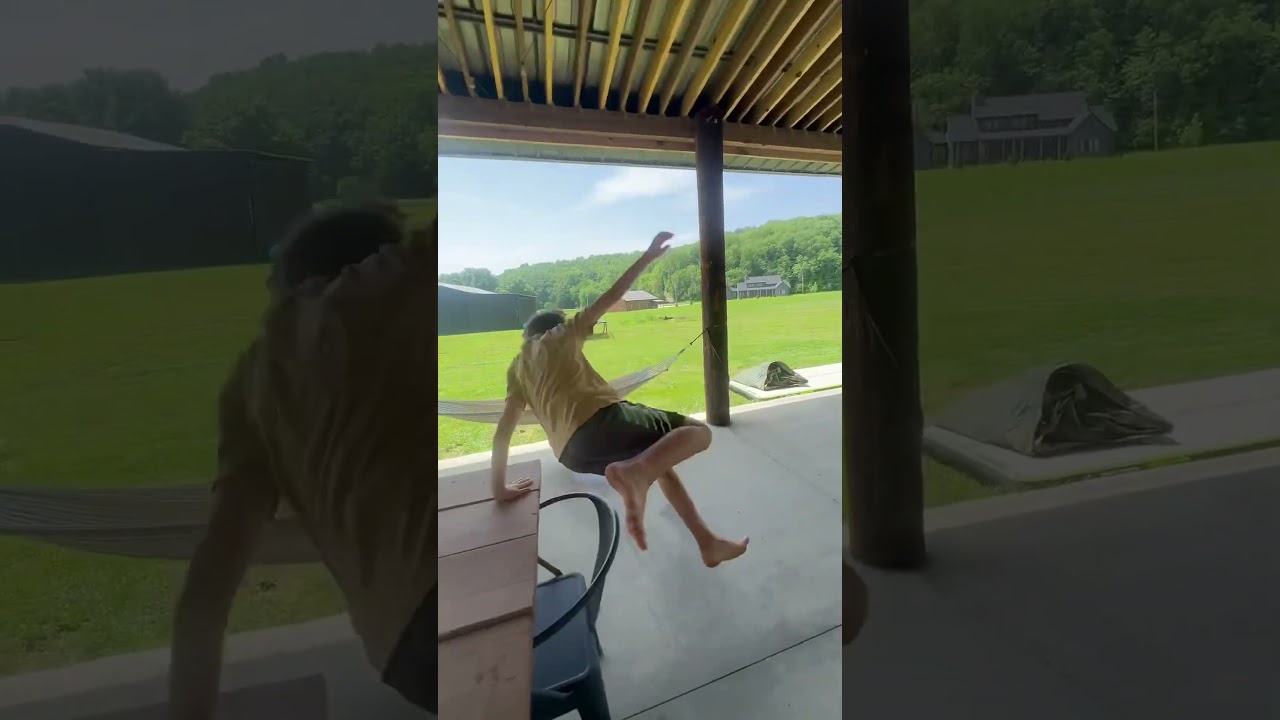 This is the over the roof trick shot! 