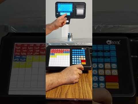 ميزان باركود TM21 ميزان باركود وفاتوره ميزان الباركود ميزان كاشير موازين الباركود ميزان NVK