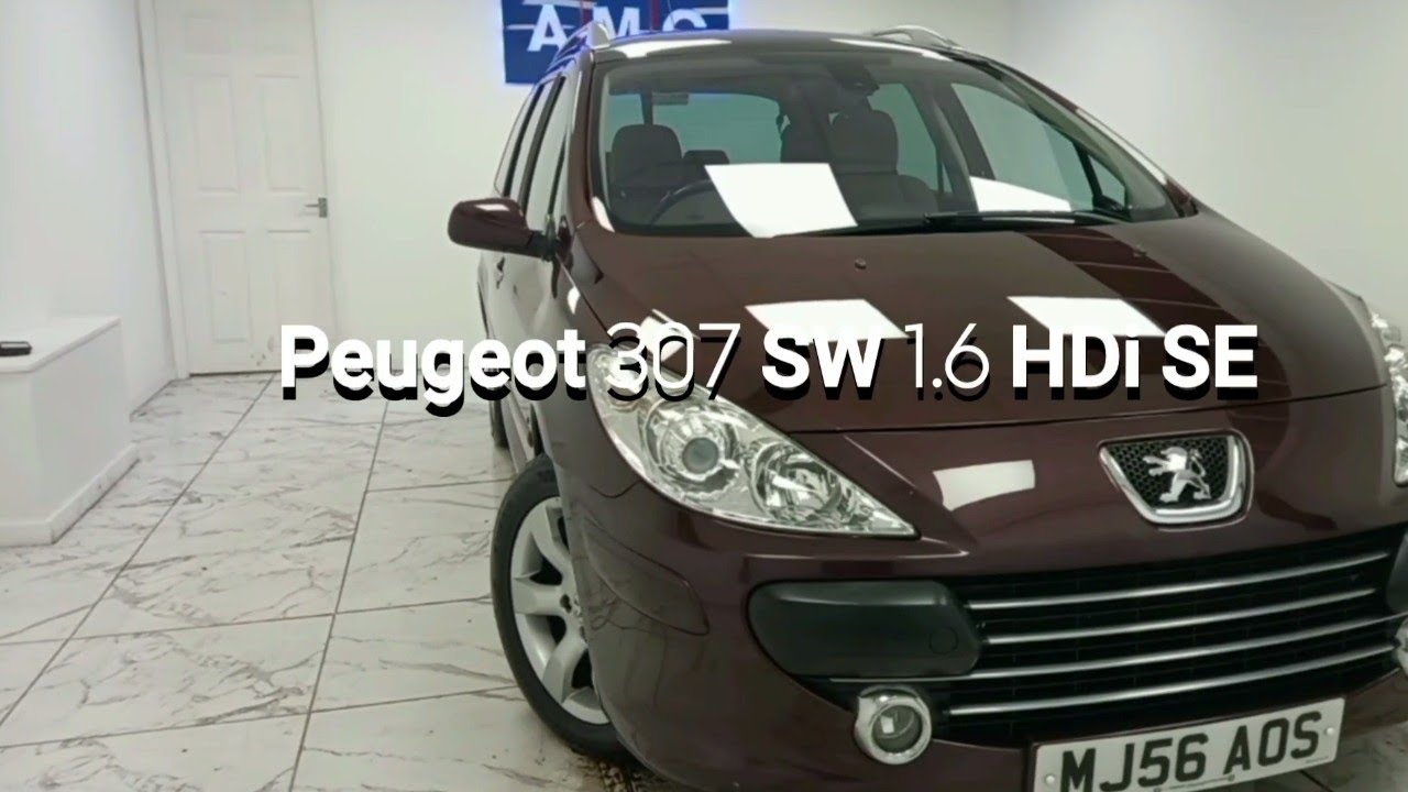 Peugeot 307 SW 1.6HDi 110hp 2007 Review In-Depth Tour 