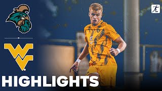 West Virginia vs Coastal Carolina | NCAA College Soccer | Highlights - October 22, 2023