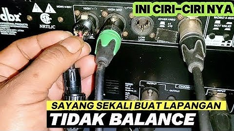 Cara mengetahui input & output benar-benar seimbang atau tidak