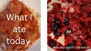 what I ate today on the slimming world day before weigh in | 2.10.22  | walk with Amber & daisy