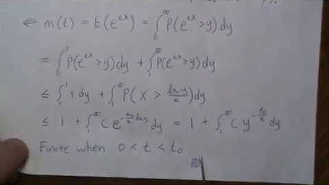Properties of the Moment Generating Function (part 2)