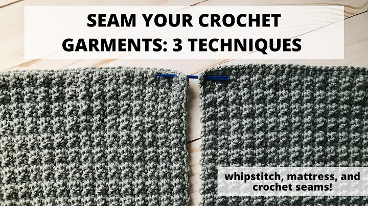 3 Techniques for Seaming Crochet Sweaters - Whipstitch, Mattress, Crochet Seams (All Compared!)