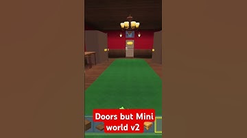 mini world doors 👁️🚪#robloxsdoors #roblox #games #gaming #miniworld